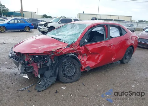 2015 Toyota Corolla S из США, поврежденный, VIN 2T1BURHE2FC351380